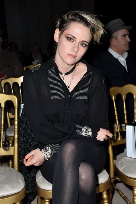 Kristen Stewart's Supershort Chanel Romper and Tights Photos